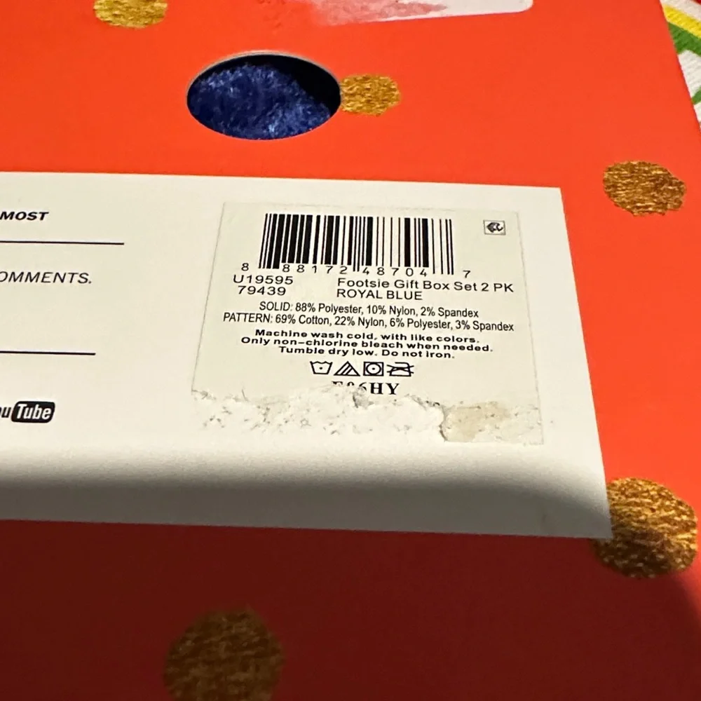 NWT ELF Festive Knee Socks & FA LA LA Sock Set